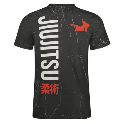 Jiu Jitsu Spirit™ – Herren-Baumwoll-T-Shirt „Black Discipline“