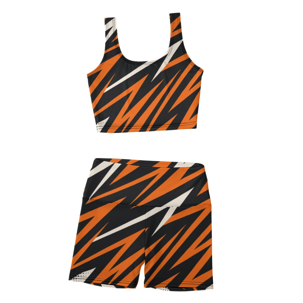 Electric Tiger Yoga Vest Set – енергия, стил и движение без граници