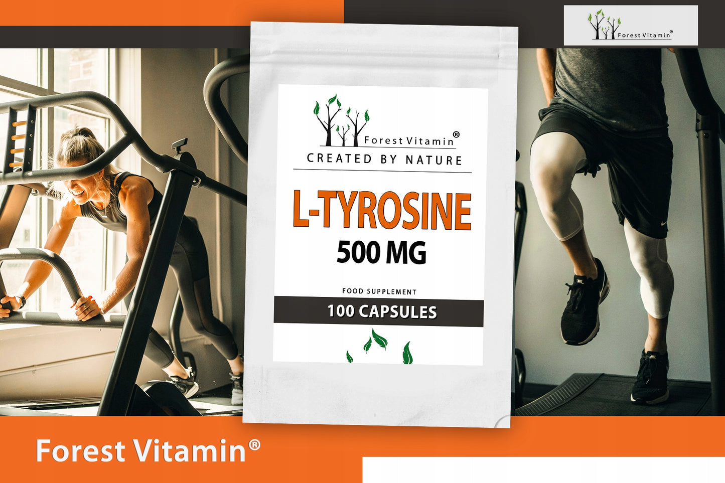 🧠 L-TYROSIN 500 mg – 100 Kapseln | Waldvitamin