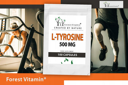 🧠 L-TYROSIN 500 mg – 100 Kapseln | Waldvitamin