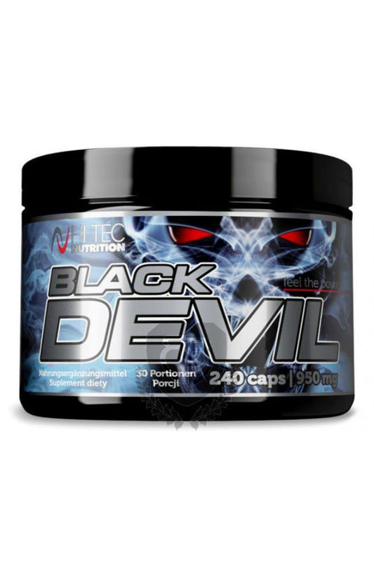 🔥 HI TEC Black DEVIL – Мощен Тестостеронов Бустер за Сила, Издръжливост и Възстановяване! 💪⚡