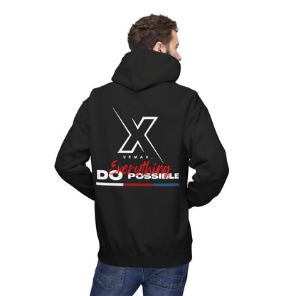 URMAX™ Motivational Fleece Hoodie – “Do Everything Possible”