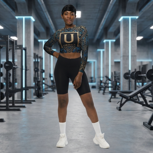 URMAX™ VALKYRIE: Eco-Motion Long Sleeve Crop Top